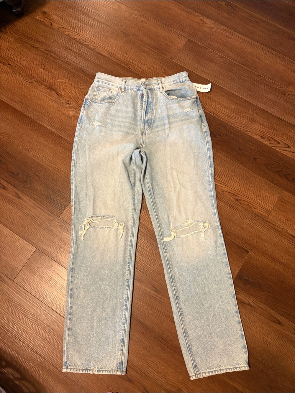 PacSun Dad Jeans High Rise Relaxed Straight Fit Button Fly NWT Size 29